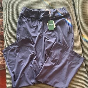 HALARA Navy Lounge Pants Joggers Size XL Wide Leg Flare